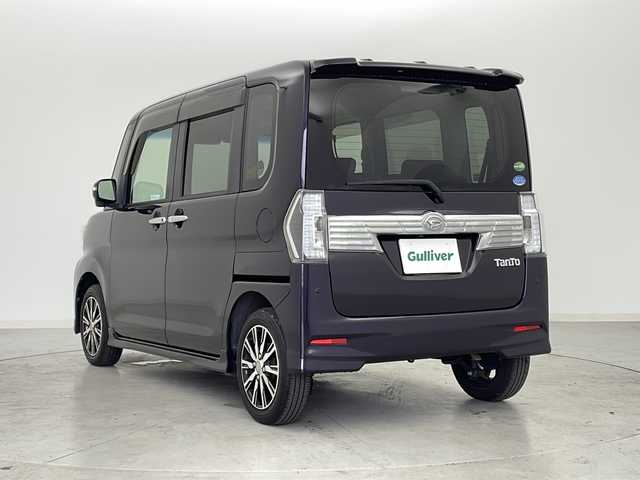 ダイハツ タント カスタム X トップED SA Ⅲ 宮城県 2017(平29)年 6.8万km ナイトシャドーパープルクリスタルM スマートアシストIII	/・衝突回避支援ブレーキ機能	/・車線逸脱警報機能	/・オートハイビーム/バックカメラ/社外7型ナビ  地図SD無/・BT.CD.SD/フルセグTV/運転席シートヒーター/片側パワースライドドア/合皮シート/ETC/LEDヘッドライト/LEDフォグランプ/横滑り防止装置/アイドリングストップ/プッシュスタート/スマートキー×2/純正14inAW/フロアマット/ロールサンシェード