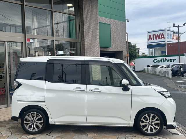 トヨタ タンク カスタムG－T 静岡県 2017(平29)年 2.5万km パールホワイトⅢ 純正ナビ/・バックモニター/・Bluetooth/・CD/・フルセグTV/・SD/主要装備/・プッシュスタート/・ETC車載器/・ドライブレコーダー/・両側パワースライドドア/・LEDヘッドライト/・クルーズコントロール/・純正15インチＡＷ/・オートライト/・前後ソナー/・純正フロアマット/・スペアキー/・後席サンシェード/スマートアシストII/・衝突被害軽減システム/・車線逸脱警報システム/・誤発進抑制機能/・先行車発進お知らせ機能/・衝突警報機能（対車両/対歩行者）