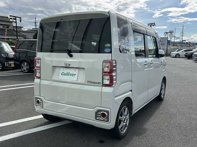 ダイハツ ウェイク L リミテッド SAⅢ 岐阜県 2020(令2)年 7.7万km パールホワイトⅢ 社外７インチＳＤナビ　/フルセグＴＶ　/全方位カメラ　/スマートアシスト/ラジアルタイヤ４本　/両側パワースライドドア　/前方ドラレコ　/後方コーナーセンサー　/ドアバイザー　/ＬＥＤヘッドライト　/フォグランプ　/オートライト/スマートキー/スペアキー/プッシュスタート/アイドリングストップ/パワーステアリング/パワーウィンドウ/横滑り防止装置/盗難防止装置/オートマチックハイビーム/Wエアバッグ