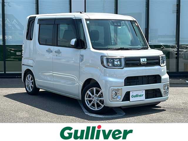 ダイハツ ウェイク L リミテッド SAⅢ 岐阜県 2020(令2)年 7.7万km パールホワイトⅢ 登録時走行距離76436km/社外７インチＳＤナビ　/フルセグＴＶ　/全方位カメラ　/スマートアシスト/ラジアルタイヤ４本　/両側パワースライドドア　/前方ドラレコ　/後方コーナーセンサー　/ドアバイザー　/ＬＥＤヘッドライト　/フォグランプ　/オートライト/スマートキー/プッシュスタート/アイドリングストップ/パワーステアリング/パワーウィンドウ/横滑り防止装置/盗難防止装置/オートマチックハイビーム/Wエアバッグ/ドアバイザー