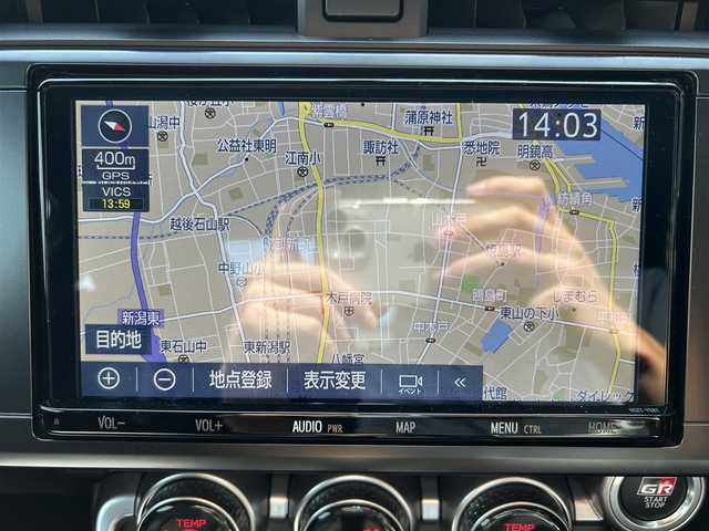 トヨタ ＧＲ８６ RZ 新潟県 2023(令5)年 2.3万km クリスタルブラックシリカ ワンオーナー/クルーズコントロール/ETC2.0/プッシュスタート/USB/シートヒーター/6速MT/Bluetooth/メモリナビ/オートウィンドー/オートライト