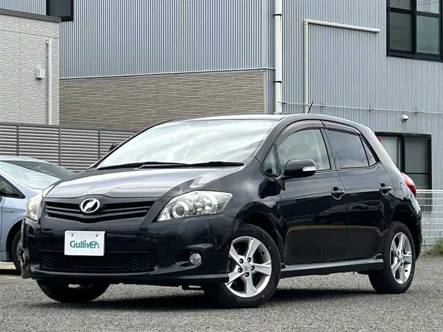 トヨタ オーリス 150X Sパッケージ 宮城県 2011(平23)年 6.8万km ブラックマイカ 純正ディーラーオプションナビ/ワンセグTV/FM・AM/CD・DVD/HDD/Bluetooth/AUX/SD/純正アルミホイール16インチ/純正フロアマット/ETC/スマートキー/プッシュスタート/オートライト/キセノンライト/フロントワイパーデアイサー/センターデフロック