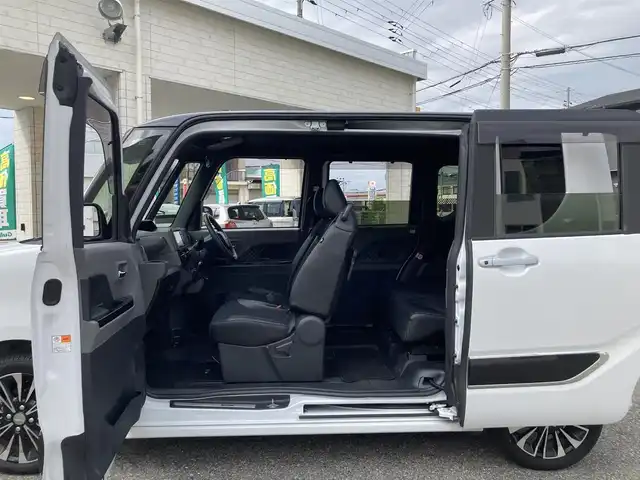 ダイハツ タント カスタム RS セレクション 兵庫県 2020(令2)年 4.1万km ブラックマイカメタリック/シャイニングホワイトパール ワンオーナー/純正メモリーナビ/フルセグTV/CD/DVD/Bluetooth/FM/AM/バックカメラ/ビルトインETC/ドライブレコーダー/衝突被害軽減ブレーキ/アダプティブクルーズコントロール/先行車発進告知/車線逸脱警報/ステアリングアシスト/オートマチックハイビーム/前後クリアランスソナー/両側パワースライドドア/ステアリングスイッチ/LEDヘッドライト/フォグランプ/オートライト/D/N シートヒーター/プッシュスタート/電格ミラー/アイドリングストップ/横滑り防止装置/革巻きステアリング/ISOFIX/ドアバイザー/フロアマット/スペアキー1本/新車時保証書/取扱説明書