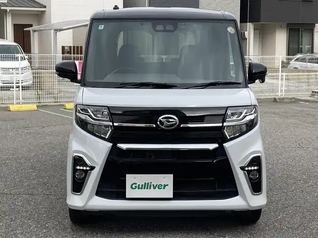 ダイハツ タント カスタム RS セレクション 兵庫県 2020(令2)年 4.1万km ブラックマイカメタリック/シャイニングホワイトパール ワンオーナー/純正メモリーナビ/フルセグTV/CD/DVD/Bluetooth/FM/AM/バックカメラ/ビルトインETC/ドライブレコーダー/衝突被害軽減ブレーキ/アダプティブクルーズコントロール/先行車発進告知/車線逸脱警報/ステアリングアシスト/オートマチックハイビーム/前後クリアランスソナー/両側パワースライドドア/ステアリングスイッチ/LEDヘッドライト/フォグランプ/オートライト/D/N シートヒーター/プッシュスタート/電格ミラー/アイドリングストップ/横滑り防止装置/革巻きステアリング/ISOFIX/ドアバイザー/フロアマット/スペアキー1本/新車時保証書/取扱説明書