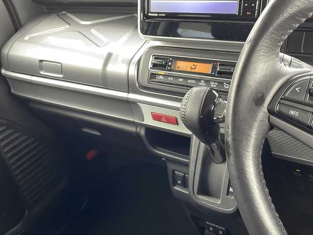 スズキ スペーシア ギア HYBRID XZターボ 福島県 2020(令2)年 6.4万km オフブルーメタリック/ガンメタリック2トーンルーフ 4WD/ターボ 純正ナビ フルセグTV Bluetooth　衝突軽減ブレーキ 両側パワースライドドア パドルシフト LEDライト ルーフレール 冬タイヤ積込有 シートヒーター スマートキーバックソナー