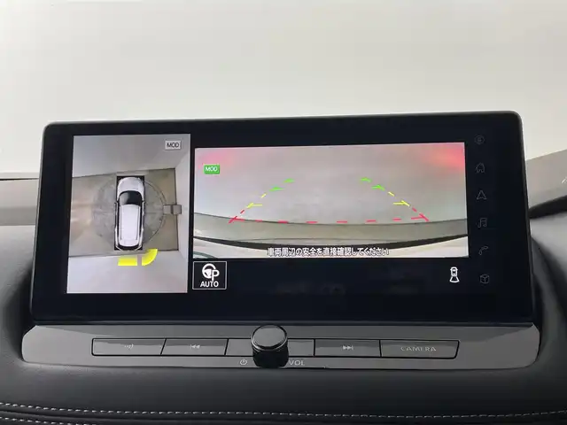 日産 エクストレイル G e－4ORCE 道央・札幌 2024(令6)年 1万km ブリリアントホワイトパール ・４WD/・純正メモリーナビゲーション/　BT/USB/AppleCarPlay/フルセグ/・社外ドライブレコーダー前後（SN-TW86）/・ビルトインETC2.0/・ワイヤレス充電/・アラウンドビューモニター/・エマージェンシーブレーキ/・プロパイロット/・レーダークルーズコントロール/・リアクロストラフィックアラート/・駐車支援/・デジタルインナーミラー/・HUD/・オートブレーキホールド/・横滑り防止装置/・前後コーナーセンサー/・前席パワーシート（D席メモリ付）/・レザーシート/・全席シートヒーター/・ステアリングヒーター/・オートライト/・LEDヘッドライト/・オートマチックハイビーム/・純正フロアマット/・スマートキー/・プッシュスタート/・スペアキー1本/・ルーフレール/・純正AW19インチ/・保証書あり/・取説あり