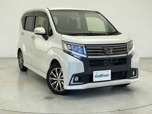 ダイハツ ムーヴ カスタム X ハイパー SAⅡ 千葉県 2016(平28)年 4.9万km パールホワイトⅢ 純正カーオーディオ（DUK-W67D）/バックカメラ/横滑り防止/アイドリングストップ/ステアリングスイッチ/オートライト/フォグランプ/ＬＥＤライト/コーナーセンサー/ドアバイザー/衝突軽減ブレーキ/スペアキー/取扱説明書/保証書