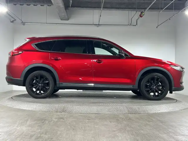 マツダ ＣＸ－８ 25S ブラックトーンED 神奈川県 2020(令2)年 2.2万km ソウルレッドクリスタルM マツダコネクト/10.25型センターディスプレイ/AM FM Bluetooth　スマフォ連携　フルセグ Applecarplay　Androidauto/コマンダーコントロール/ナビ用SDカードスロット/360度ビューモニター/USB端子/シルバールーフレール/ヘッドアップディスプレイ/ハンズフリーパワーバックドア/ドライブセレクション/アドバンスドスマートシティブレーキサポート/ブラインドスポットモニタリング/フロントリアパーキングセンサー/レーダークルーズコントロール/スマートキーブレーキサポート/レーンキープアシストシステム/交通標識認識システム/ドライバーアテンションアラート/車線逸脱警報システム/アイドリングストップ/革巻きステアリング/ステアリングヒーター/コンビシート/前席パワーシート/シートヒーター【運転席/助手席/2列目】/リアドアサンシェード/プッシュスタート/ドライブセレクション/ETC/スマートキー/充電用USB端子【2列目/3列目】/ワイヤレス充電/アダブティブLEDヘッドランプ/オートライト/純正19インチAW