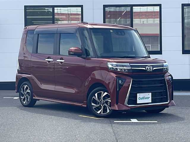 ダイハツ タント カスタム X 山口県 2023(令5)年 3.1万km ファイアークォーツレッドM 純正10インチメモリーナビ NMZN-Z73DS/・フルセグTV/・Bluetooth/・AM/FM/・HDMI/・USB/バックカメラ/ステアリングスイッチ/衝突被害軽減システム/車線逸脱警報/先行者発進通知/両側パワースライドドア/コーナーセンサー/純正フロアマット/アイドリングストップ/オートライト/オートハイビーム/LEDヘッドライト/LEDフォグランプ/ドライブレコーダー/ハーフレザーシート/電子パーキングブレーキ/オートブレーキホールド/ビルトインETC/オートエアコン/前席シートヒーター/バニティミラー/純正14インチAW/純正ドアバイザー/オートミラー/スマートキー/プッシュスタート/スペアキー有/アイドリングストップ/ISOFIX/カーテンエアバッグ