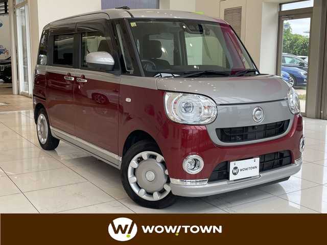 ダイハツ ムーヴ キャンバス G ブラックインテリア VS SAⅢ 埼玉県 2020(令2)年 4.4万km スムースグレーマイカメタリック/ファイアークォーツレッドメタリック 2トーン スマートアシストIII/純正8インチナビ/　　CD/DVD/BT/フルセグTV/全方位カメラ/両側パワースライドドア/LEDオートライト/シートヒーター/ステアリングスイッチ/プッシュスタート/ETC/禁煙車