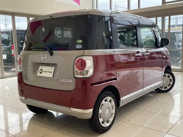 ダイハツ ムーヴ キャンバス G ブラックインテリア VS SAⅢ 埼玉県 2020(令2)年 4.4万km スムースグレーマイカメタリック/ファイアークォーツレッドメタリック 2トーン スマートアシストIII/純正8インチナビ/　　CD/DVD/BT/フルセグTV/全方位カメラ/両側パワースライドドア/LEDオートライト/シートヒーター/ステアリングスイッチ/プッシュスタート/ETC/禁煙車