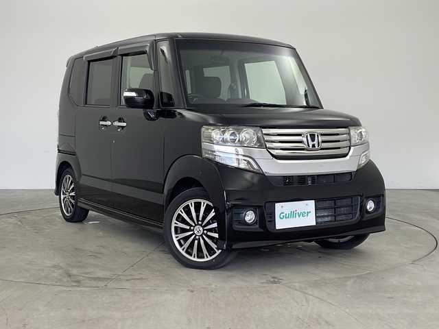 ホンダ Ｎ ＢＯＸ カスタム G ターボパッケージ 兵庫県 2012(平24)年 5.3万km クリスタルブラックパール ・社外ナビ/Bluetooth/CD/DVD/SD/USB/テレビ/・バックカメラ/・クルーズコントロール/・横滑り防止装置/・両側パワースライドドア/・ステアリングスイッチ/・パドルシフト/・フロアマット/・HIDヘッドライト/・オートライト/・純正15インチアルミホイールタイヤ/・スマートキー/・プッシュスタートボタン/・ドアバイザー/・Wエアバッグ/・電動格納ミラー