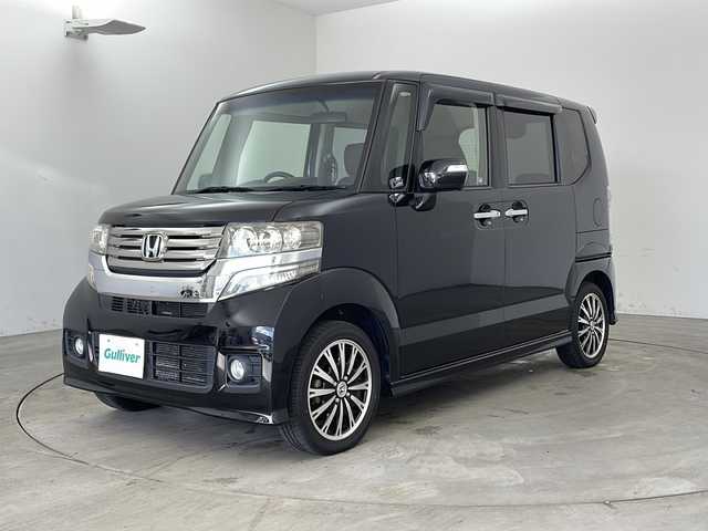 ホンダ Ｎ ＢＯＸ カスタム G ターボパッケージ 兵庫県 2012(平24)年 5.3万km クリスタルブラックパール ・社外ナビ/Bluetooth/CD/DVD/SD/USB/テレビ/・バックカメラ/・クルーズコントロール/・横滑り防止装置/・両側パワースライドドア/・ステアリングスイッチ/・パドルシフト/・フロアマット/・HIDヘッドライト/・オートライト/・純正15インチアルミホイールタイヤ/・スマートキー/・プッシュスタートボタン/・ドアバイザー/・Wエアバッグ/・電動格納ミラー