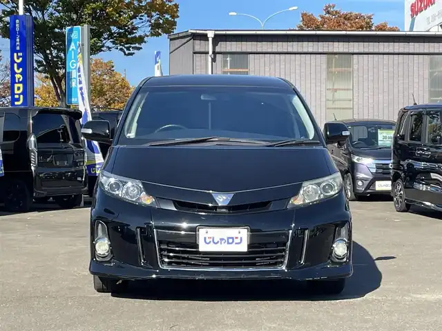 トヨタ エスティマ アエラス プレミアム 宮城県 2014(平26)年 9万km ブラック (株)IDOMが運営する【じしゃロン仙台店】の自社ローン専用車両になりますこちらは現金またはオートローンご利用時の価格です。自社ローンご希望の方は別途その旨お申付け下さい/ハーフレザーシート/パワーシート/両側パワースライドドア/SDナビ/フリップダウンモニター/フルセグ/Bluetooth/バックカメラ/CD/DVD/ETC/クルコン/HIDヘッドライト