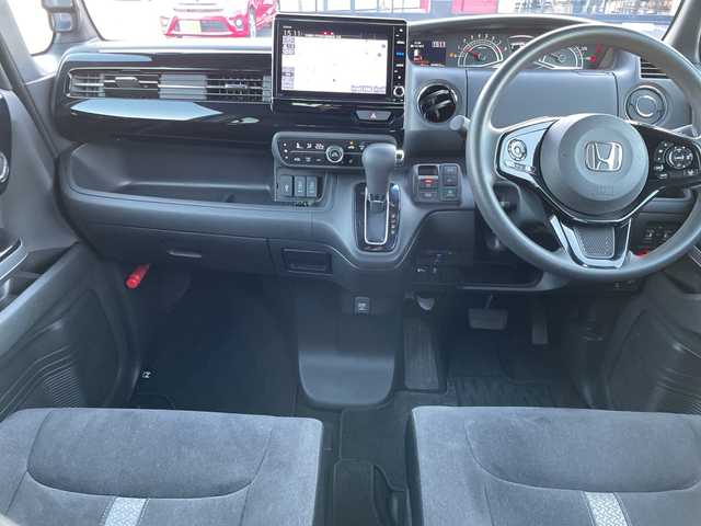 ホンダ Ｎ ＢＯＸ カスタム EX 千葉県 2022(令4)年 2.3万km クリスタルブラックパール 純正8インチナビ/(フルセグTV/BT/CD/DVD/FM/AM)/ナビ連動前後ドライブレコーダー/衝突被害軽減システム/車線逸脱警報/バックカメラ/追従式クルーズコントロール/両側パワースライドドア/横滑り防止装置/ビルトインETC/アイドリングストップ/LEDヘッドライト/フォグランプ/オートライト/ウィンカーミラー/電動格納ミラー/純正14インチAW/シートヒーター/シートリフター/プッシュスタート/スマートキー/フロアマット/取扱説明書/保証書