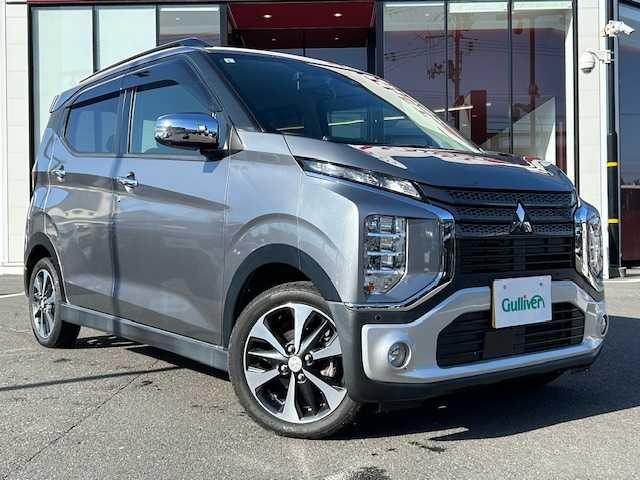 三菱 ｅＫクロス T 宮城県 2019(令1)年 6.3万km チタニウムグレーメタリック 登録時走行距離62667km/ドライブレコーダー前後/追従式クルーズコントロール/シートヒーター/先進安全快適パッケージ/アラウンドビューモニター/横滑り防止機能/踏み間違い防止システム/TV フルセグ/AM/FM・CD/DVD・TV・BT/コーナーセンサー前後/LEDヘッドライト/デジタルインナーミラー