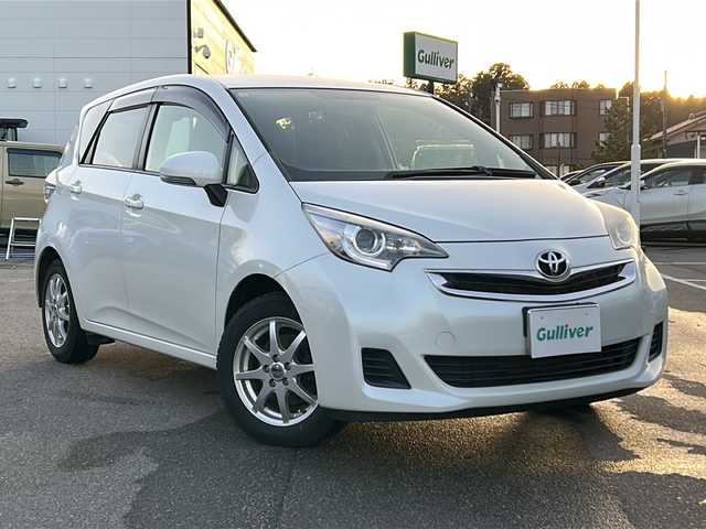 トヨタ ラクティス G 石川県 2014(平26)年 11.4万km ホワイトパールクリスタルシャイン 社外メモリーナビゲーション/【CD/DVD・フルセグTV・BLue】/・バックカメラ/ETC/クルーズコントロール/USB端子/プッシュスタート/オートライト/・ハロゲン/ドアバイザー/純正フロアマット