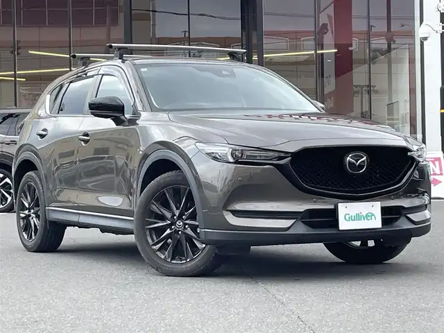 マツダ ＣＸ－５ XD ブラックトーンエディション 宮城県 2021(令3)年 2.6万km チタニウムフラッシュマイカ 登録時走行距離25842km/純正ナビ/フルセグTV/バックカメラ/360°ビューモニター/ETC/ドライブレコーダー/ルーフレール/アドバンスドスマートシティブレーキ/レーダークルーズコントロール/ブラインドスポットモニター/アダプティブLEDヘッドランプ/パワーバッグドア/オートライト/フォグランプ/純正19インチアルミ/革巻きステアリング/パドルシフト/ステアリングヒーター/パワーシート/シートヒーター/左右独立オートエアコン/アドバンスドキーレス/禁煙車