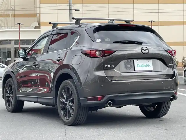 マツダ ＣＸ－５ XD ブラックトーンエディション 宮城県 2021(令3)年 2.6万km チタニウムフラッシュマイカ 登録時走行距離25842km/純正ナビ/フルセグTV/バックカメラ/360°ビューモニター/ETC/ドライブレコーダー/ルーフレール/アドバンスドスマートシティブレーキ/レーダークルーズコントロール/ブラインドスポットモニター/アダプティブLEDヘッドランプ/パワーバッグドア/オートライト/フォグランプ/純正19インチアルミ/革巻きステアリング/パドルシフト/ステアリングヒーター/パワーシート/シートヒーター/左右独立オートエアコン/アドバンスドキーレス/禁煙車