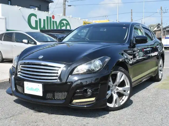 日産 フーガ 370GT タイプS 神奈川県 2011(平23)年 5.9万km スーパーブラック ポジションメモリシート/純正HDDナビ/Bluetooth/バックカメラ/サイドカメラ/クルーズコントロール/ドライブレコーダー/ビルトインETC/純正フロアマット/パドルシフト