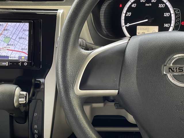 日産 デイズ X Vセレ +SeftyⅡ 愛媛県 2015(平27)年 3.1万km ピンクゴールドM ワンオーナー/社外メモリナビ/（CD/DVD/SD/ワンセグTV）/アラウンドビューモニター/スマートキー/プッシュスタート/アイドリングストップ/ISOFIX/保証書/取扱説明書
