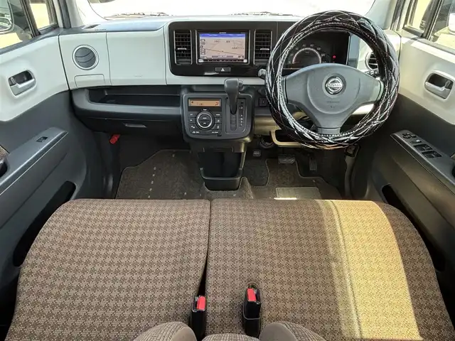 日産 モコ X 大分県 2013(平25)年 8.3万km スノーパールホワイト ・社外メモリーナビ(AVIC-MRZ05)/・バックカメラ/・ワンセグ/・ブルコン製オートライトキット(ALC-110)/・スマートキー&プッシュスタート