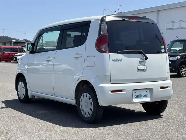 日産 モコ X 大分県 2013(平25)年 8.3万km スノーパールホワイト ・社外メモリーナビ(AVIC-MRZ05)/・バックカメラ/・ワンセグ/・ブルコン製オートライトキット(ALC-110)/・スマートキー&プッシュスタート