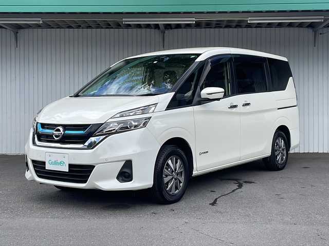 日産 セレナ e－パワー XV 長野県 2018(平30)年 2万km ブリリアントホワイトパール 純正９インチメモリナビフルセグTV/プロパイロット/エマージェンシーブレーキ/全方位カメラ/両側パワースライドドア/デジタルインナーミラー/純正15インチアルミ/セーフティパックB/LEDヘッドライト/ETC/保証書