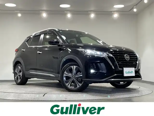 日産 キックス X ツートーンインテリアED 愛知県 2021(令3)年 2.6万km ピュアブラック 純正９インチナビ/プロパイロット/アラウンドビューモニター/衝突軽減ブレーキ/レーダークルーズコントロール/ビルトインＥＴＣ/シートヒーター/ハンドルヒーター/デジタルインナーミラー/コーナーセンサー/車線離脱警報