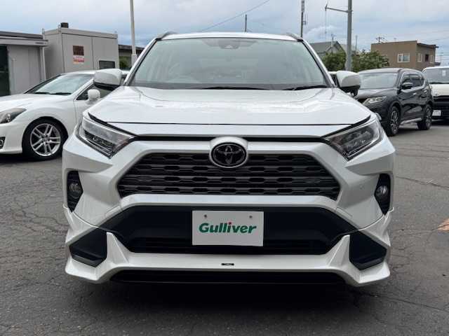 トヨタ ＲＡＶ４ G 道東・釧路十勝 2019(令1)年 7.3万km ホワイトパールクリスタルシャイン ４WD/純正オプション9インチSDナビ/(NSZT-Y68T）/CD/DVD/BT/フルセグTV/HDMI/バックカメラ/トヨタセーフティセンス/レーダークルーズコントロール/デジタルインナーミラー/BSM/RCTA/TRDエアロ（F/S/R）/パワーバックドア/ステアリングヒーター/デアイサー /リアフォグ/シートヒーター