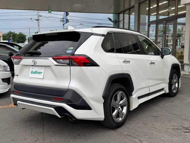 トヨタ ＲＡＶ４ G 道東・釧路十勝 2019(令1)年 7.3万km ホワイトパールクリスタルシャイン ４WD/純正オプション9インチSDナビ/(NSZT-Y68T）/CD/DVD/BT/フルセグTV/HDMI/バックカメラ/トヨタセーフティセンス/レーダークルーズコントロール/デジタルインナーミラー/BSM/RCTA/TRDエアロ（F/S/R）/パワーバックドア/ステアリングヒーター/デアイサー /リアフォグ/シートヒーター