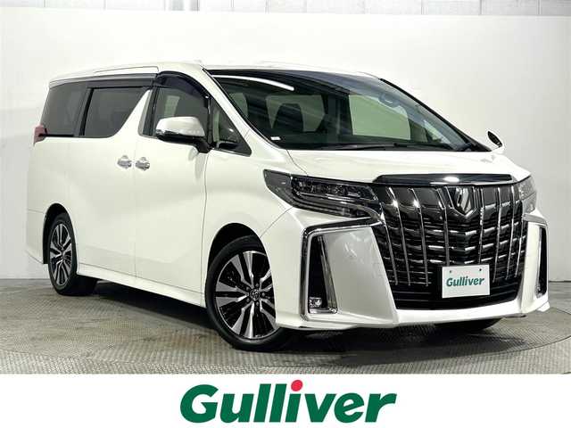 トヨタ アルファード S Cパッケージ 大阪府 2018(平30)年 3万km ホワイトパールクリスタルシャイン ＡＬＰＩＮＥナビＴＶ　後席モニター　デジタルインナーミラー　三眼ＬＥＤ　黒革シート　パワーシート／ヒーター／エアコン　電動リアゲート　衝突軽減　レーダーＣ　クリアランスソナー　ワンオーナー