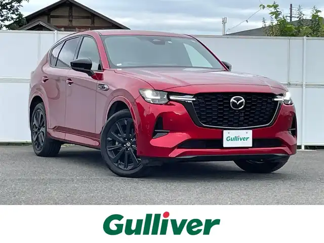 マツダ ＣＸ－６０ XD HV プレミアムスポーツ 岩手県 2022(令4)年 5.5万km ソウルレッドクリスタルM サンルーフ　ＢＯＳＥサウンド　マツダコネクトナビ　全周囲カメラ　フルセグ　Ｂｌｕｅｔｏｏｔｈ　ＵＳＢ　フルセグ　クルーズコントロール　電動リアゲート　シートヒーター　エアシート　前後ドラレコ　ＥＴＣ