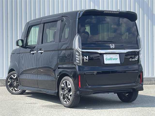 ホンダ Ｎ ＢＯＸ カスタム G L ターボ ホンダセンシング 福岡県 2019(平31)年 3.7万km クリスタルブラックパール 純正ナビ（ＶＸＵ－１９５ＮＢｉ）/バックカメラ/衝突軽減/両側パワースライドドア/レーダークルーズコントロール/レーンアシスト/ビルトインＥＴＣ/スマートキー/プッシュスタート/ドラレコ/パドルシフト