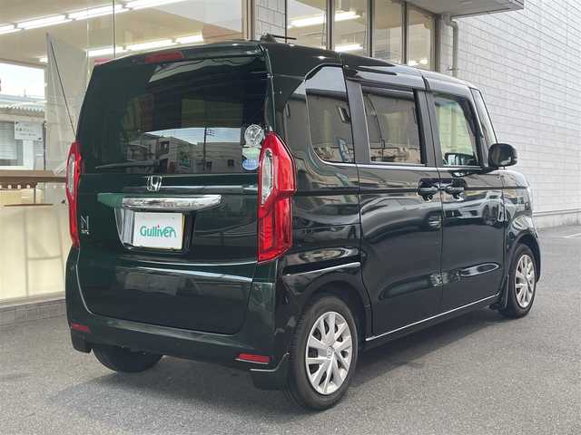 ホンダ Ｎ ＢＯＸ G L ホンダセンシング 愛知県 2018(平30)年 4.1万km ブリティッシュグリーンP ワンオーナー/純正ディスプレイオーディオ〈WX-171C〉/・CD／地デジTV/ホンダセンシング/・衝突軽減ブレーキ/・誤発進抑制機能/・後方誤発進抑制機能/・アダプティブクルーズコントロール/・先行車発進お知らせ機能/・オートハイビーム/片側パワースライドドア/ETC/バックカメラ/LEDヘッドライト/スマートキー×２