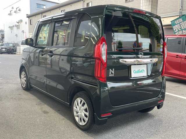 ホンダ Ｎ ＢＯＸ G L ホンダセンシング 愛知県 2018(平30)年 4.1万km ブリティッシュグリーンP ワンオーナー/純正ディスプレイオーディオ〈WX-171C〉/・CD／地デジTV/ホンダセンシング/・衝突軽減ブレーキ/・誤発進抑制機能/・後方誤発進抑制機能/・アダプティブクルーズコントロール/・先行車発進お知らせ機能/・オートハイビーム/片側パワースライドドア/ETC/バックカメラ/LEDヘッドライト/スマートキー×２