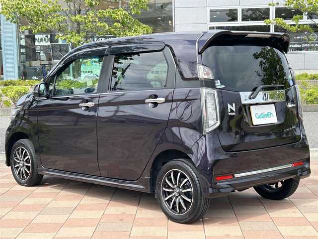 ホンダ Ｎ ＷＧＮ カスタム G SSパッケージ 福島県 2017(平29)年 5.3万km プレミアムベルベットパープル・パール 4WD/純正ナビゲーション/型番：VXM-174CSi/【CD/SD/USB/BT/TV】/バックカメラ/ビルトインETC/前席シートヒーター/衝突被害軽減ブレーキ/クルーズコントロール/アイドリングストップ/HIDオートライト/純正フロアマット/ドアバイザー