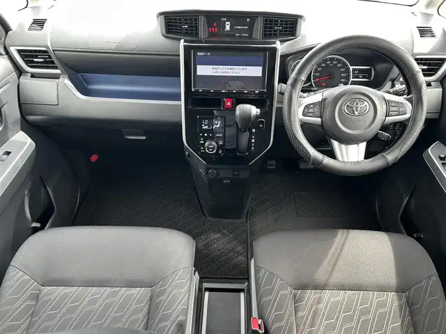 トヨタ タンク カスタムG－T 愛媛県 2019(平31)年 7.3万km ブラックマイカメタリック/インペリアルゴールドクリスタルメタリック 2トーン プッシュスタート/純正メモリナビ（AM/FM/DISC/SD/フルセグTV/Bluetooth）/バックカメラ/ETC/両側パワースライドドア/クルーズコントロール/アイドリングストップ/ドライブレコーダー/純正アルミホイール/オートライト/オートマチックハイビーム/横滑り防止装置/AAC