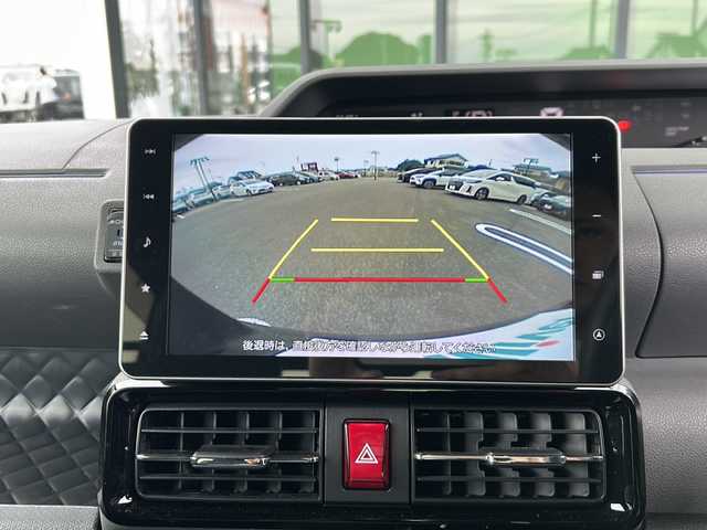 ダイハツ タント カスタム RS 岐阜県 2019(令1)年 4.4万km ブラックマイカメタリック 登録時走行距離43172km/純正９インチナビ/両側パワースライドドア/バックカメラ/プッシュスタート/スマートキー/スペアキー/ＬＥＤヘッドライト/フォグランプ/オートライト/ドライブレコーダー/前後コーナーセンサー/禁煙車/ハーフレザーシート/シートヒーター/ビルトインETC/純正15インチアルミホイール/純正フロアマット/後席サンシェード/ドアバイザー/衝突被害軽減システム