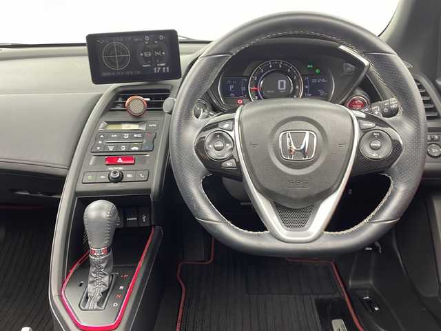 ホンダ Ｓ６６０ α 栃木県 2016(平28)年 9.2万km プレミアムスターホワイトパール ModuloXフロントフェイスキット(純正オプション￥110/000)/LEDフォグライト(純正オプション￥44/000)/ロッソモデロマフラー(￥99/000相当)/ロールトップ(赤)/バックカメラ/ETC/クルーズコントロール/パドルシフト/ハーフレザーシート(合皮)/本革巻きステアリングホイール/LEDヘッドライト/オートライト/純正インチアルミホイール(F:15インチ・R:16インチ)/フロアマット/USBソケット×1/HDMI端子×1/手動格納ドアミラー/サイドエアバッグ/スマートキー×1本/フロアマット/横滑り防止装置/ロールトップ黒、純正マフラー別途有/保証書