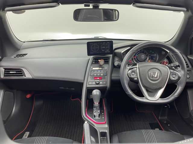 ホンダ Ｓ６６０ α 栃木県 2016(平28)年 9.2万km プレミアムスターホワイトパール ModuloXフロントフェイスキット(純正オプション￥110/000)/LEDフォグライト(純正オプション￥44/000)/ロッソモデロマフラー(￥99/000相当)/ロールトップ(赤)/バックカメラ/ETC/クルーズコントロール/パドルシフト/ハーフレザーシート(合皮)/本革巻きステアリングホイール/LEDヘッドライト/オートライト/純正インチアルミホイール(F:15インチ・R:16インチ)/フロアマット/USBソケット×1/HDMI端子×1/手動格納ドアミラー/サイドエアバッグ/スマートキー×1本/フロアマット/横滑り防止装置/ロールトップ黒、純正マフラー別途有/保証書