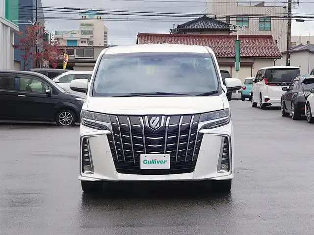 トヨタ アルファード S 山形県 2021(令3)年 5.6万km ホワイトパールクリスタルシャイン ４WD/衝突軽減/純正メモリナビ/　　【BT　フルセグ　USB　Miracast】/バックカメラ/両側パワースライドドア/アダプティブクルーズコントロール/LEDオートライト/オートハイビーム/フォグランプ/レザーシートカバー/純正18インチアルミホイール/ドライブレコーダー/コーナーセンサー/アイドリングストップ/MTモード付AT/ステアリングスイッチ/フロアマット/スマートキー/ETC