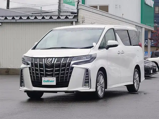 トヨタ アルファード S 山形県 2021(令3)年 5.6万km ホワイトパールクリスタルシャイン ４WD/衝突軽減/純正メモリナビ/　　【BT　フルセグ　USB　Miracast】/バックカメラ/両側パワースライドドア/アダプティブクルーズコントロール/LEDオートライト/オートハイビーム/フォグランプ/レザーシートカバー/純正18インチアルミホイール/ドライブレコーダー/コーナーセンサー/アイドリングストップ/MTモード付AT/ステアリングスイッチ/フロアマット/スマートキー/ETC