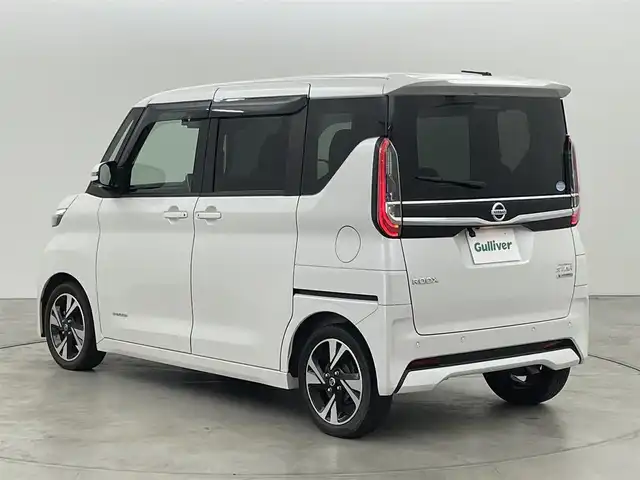 日産 ルークス HWS Gターボ プロパイロットED 福岡県 2020(令2)年 7万km ホワイトパール 純正９型ナビ／フルセグＴＶ　/全方位カメラ　/ＥＴＣ　/ナビ連動前後ドラレコ　/プロパイロット　/コーナーセンサー　/エマージェンシーブレーキ　/レーンキープ　/両側電動スライドドア　/純正１５インチＡＷ　/ＬＥＤライト