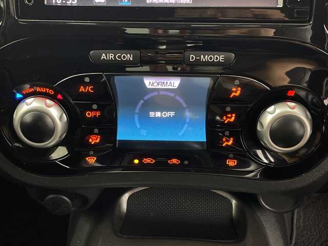 日産 ジューク 15RX Vセレクション 群馬県 2016(平28)年 6.3万km スーパーブラック 純正７型ナビ　フルセグＴＶ　全周囲カメラ　衝突被害軽減システム　アイドリングストップ機能　プッシュスタート　ステアリングスイッチ　横滑り防止機能　オートエアコン　キセノンオートライト　ＥＴＣ