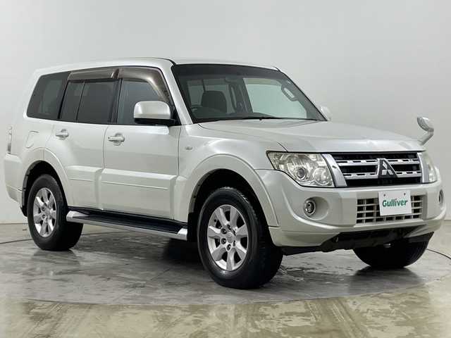 三菱 パジェロ ロング GR 道央・札幌 2012(平24)年 9万km ウォームホワイトパール ・4WD/・ディーゼルターボ/・社外メモリナビ/・CD/DVD/SD/フルセグTV/・Bluetooth接続/・バックカメラ/ETC/・社外エンジンスターター/・センターデフロック/・横滑り防止装置/・HIDヘッドライト/フォグランプ/・ヘッドライトレベライザー/・MTモード付AT/・シートヒーター/・電動格納ミラー/・積込冬タイヤ社外AWセット