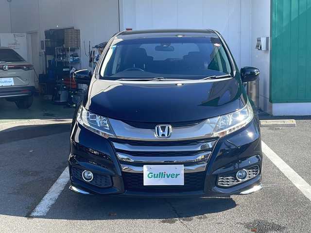 ホンダ オデッセイ アブソルート・EXホンダセンジング 京都府 2016(平28)年 6万km クリスタルブラックパール 純正８インチナビ　Ｂｌｕｅｔｏｏｔｈオーディオ　ＤＶＤ再生　フルセグ　バックカメラ　アダプティブクルーズコントロール　ブラインドスポットモニター　ビルトインＥＴＣ　ＬＥＤヘッドライト　電動シート