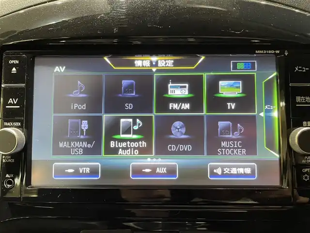 日産 ジューク 15RX Vセレクション 熊本県 2019(平31)年 3.6万km スーパーブラック ワンオーナー/衝突軽減ブレーキ/レーンキープアシスト/プッシュスタート/純正ナビ/（CD・DVD・フルセグTV・BTオーディオ・SD）/アラウンドビューモニター/オートライト/フォグライト/横滑り防止装置/ウィンカーミラー/純正フロアマット/純正ドアバイザー/新車保証書/取扱説明書/スマートスペアキー×1本