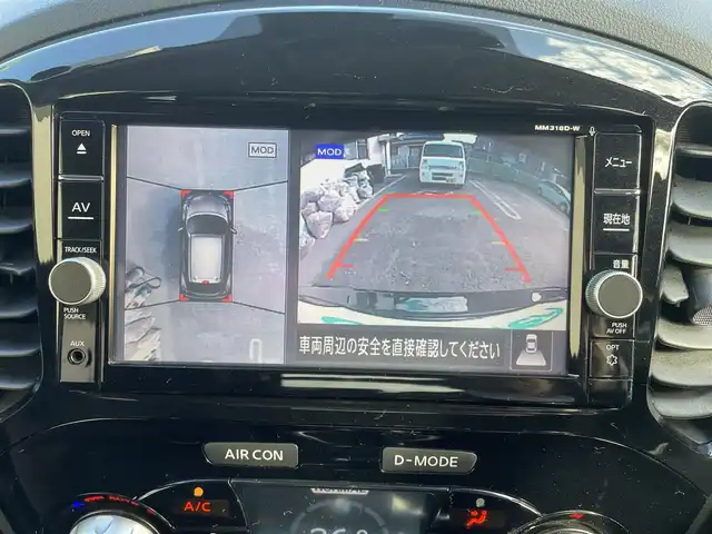 日産 ジューク 15RX Vセレクション 熊本県 2019(平31)年 3.6万km スーパーブラック ワンオーナー/衝突軽減ブレーキ/レーンキープアシスト/プッシュスタート/純正ナビ/（CD・DVD・フルセグTV・BTオーディオ・SD）/アラウンドビューモニター/オートライト/フォグライト/横滑り防止装置/ウィンカーミラー/純正フロアマット/純正ドアバイザー/新車保証書/取扱説明書/スマートスペアキー×1本