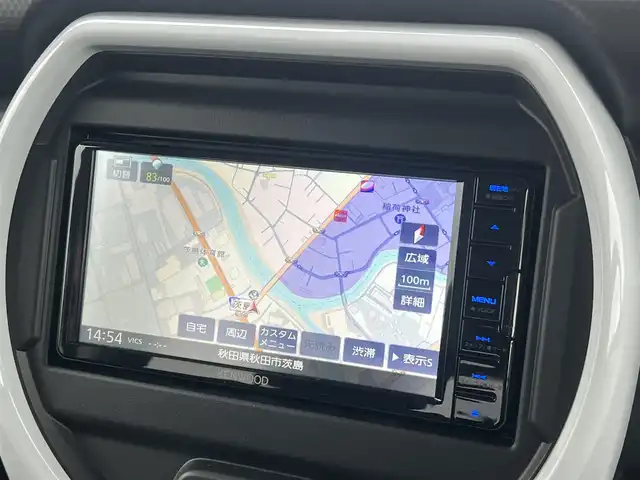 スズキ ハスラー HYBRID G 秋田県 2023(令5)年 0.4万km オフブルーメタリック/ソフトベージュメタリック ４WD/衝突軽減システム/社外SDナビ（CD/BT/AM/FM）/ワンセグ（走行中視聴可能）/スマートキー/アイドリングストップ/プッシュスタート/レーンキープアシスト/クルーズコントロール追従走行あり/コーナーセンサー/ダウンヒルアシストコントロール/オートマチックハイビーム/ステアリングスイッチ/前席シートヒーター/ビルトインETC/純正フロアマット/オートライト/オートエアコン/パワーステアリング/パワーウィンドウ/ヘッドライトレベライザー/電動格納ミラー/横滑り防止/盗難防止装置/寒冷地仕様